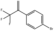 Benzene, 1-bromo-4-[1-(trifluoromethyl)ethenyl]- Struktur
