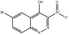6-Bromo-3-nitro-cinnolin-4-ol,1366050-67-0,结构式