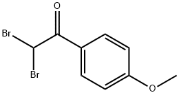 Ethanone, 2,2-dibromo-1-(4-methoxyphenyl)- Structure