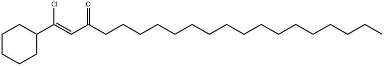 1-Eicosen-3-one, 1-chloro-1-cyclohexyl-, (1Z)- Struktur
