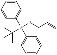 Benzene, 1,1'-[(1,1-dimethylethyl)(2-propen-1-yloxy)silylene]bis- Struktur