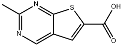 2-methylthieno[2,3-d]pyrimidine-6-carboxylic acid Structure