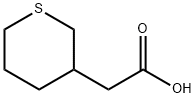 2H-Thiopyran-3-acetic acid, tetrahydro- Struktur