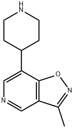 Isoxazolo[4,5-c]pyridine, 3-methyl-7-(4-piperidinyl)-,1367950-59-1,结构式