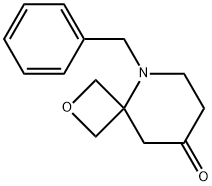 2-Oxa-5-azaspiro[3.5]nonan-8-one, 5-(phenylmethyl)- Structure