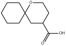 1-氧杂螺[5.5]十一烷-4-甲酸, 1368153-21-2, 结构式