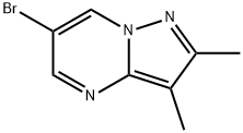 Pyrazolo[1,5-a]pyrimidine, 6-bromo-2,3-dimethyl- Struktur
