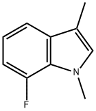 1H-Indole, 7-fluoro-1,3-dimethyl- Structure