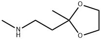 methyl[2-(2-methyl-1,3-dioxolan-2-yl)ethyl]amine Struktur