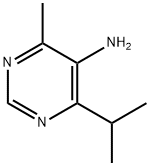 5-Pyrimidinamine, 4-methyl-6-(1-methylethyl)- Struktur