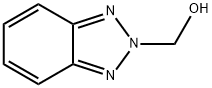 2H-ベンゾトリアゾール-2-メタノール 化学構造式