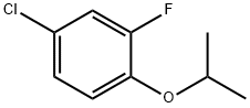Benzene, 4-chloro-2-fluoro-1-(1-methylethoxy)- Structure