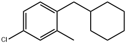 4-氯-1-(环己基甲基)-2-甲基苯, 1369910-77-9, 结构式