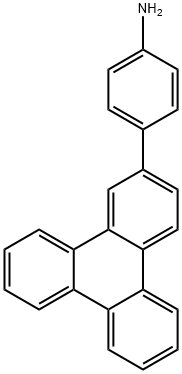 4-(2-Triphenylenyl)benzenamine Structure