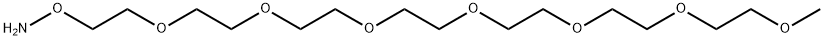 Aminooxy-PEG7-methane Structure