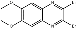 Quinoxaline, 2,3-dibromo-6,7-dimethoxy- Struktur