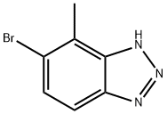 1H-Benzotriazole, 6-bromo-7-methyl- Structure