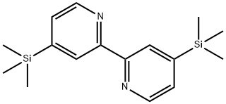 2,2'-Bipyridine, 4,4'-bis(trimethylsilyl)- Structure