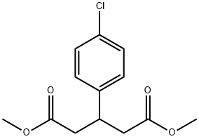1,5-dimethyl 3-(4-chlorophenyl)pentanedioate Structure