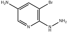 3-Pyridinamine, 5-bromo-6-hydrazinyl- Structure