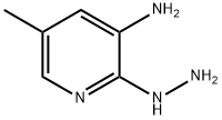 3-Pyridinamine, 2-hydrazinyl-5-methyl- Structure
