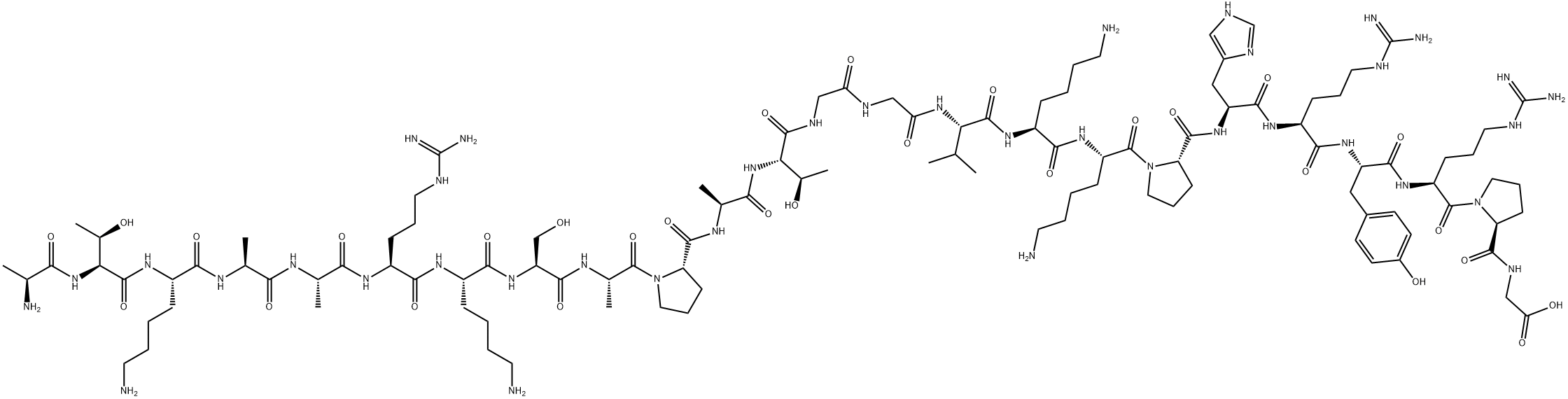 Histone H3 (21-44), 1373516-71-2, 结构式