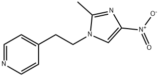 4-(2-(2-methyl-4-nitro-1H-imidazol-1-yl)ethyl)pyridine,13752-31-3,结构式