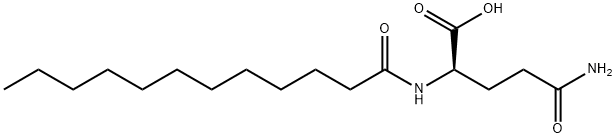 N-月桂酰-L-谷氨酰胺 结构式