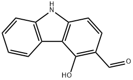9H-Carbazole-3-carboxaldehyde, 4-hydroxy-,1375487-97-0,结构式