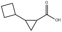 Cyclopropanecarboxylic acid, 2-cyclobutyl- Struktur