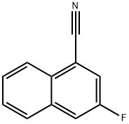 1-Naphthalenecarbonitrile, 3-fluoro-, 13772-85-5, 结构式