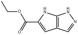 PYRROLO[2,3-C]PYRAZOLE-5-CARBOXYLIC ACID, 1,6-DIHYDRO-, ETHYL ESTER, 1379173-10-0, 结构式