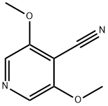 4-Pyridinecarbonitrile, 3,5-dimethoxy- Struktur