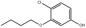 3-ブトキシ-4-クロロフェノール 化学構造式