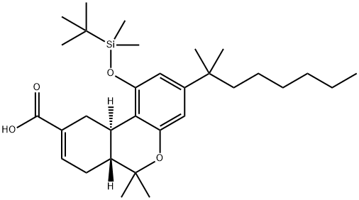 IP-751,(3R,4R)-(DELTA6)-THC-DMH-11-OIC ACID Structure