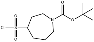1H-Azepine-1-carboxylic acid, 4-(chlorosulfonyl)hexahydro-, 1,1-dimethylethyl ester|1-BOC-4-(氯磺酰基)氮杂环庚烷