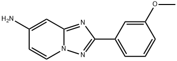 [1,2,4]Triazolo[1,5-a]pyridin-7-amine, 2-(3-methoxyphenyl)- 结构式