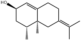 2-Naphthalenol, 2,3,4,4a,5,6,7,8-octahydro-4,4a-dimethyl-6-(1-methylethylidene)-, (2R,4R,4aS)- 结构式