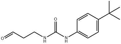 Urea, N-[4-(1,1-dimethylethyl)phenyl]-N'-(3-oxopropyl)- Structure