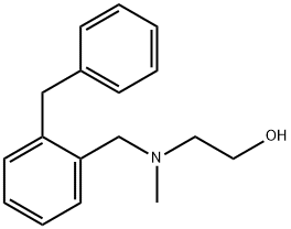 Ethanol, 2-[methyl[[2-(phenylmethyl)phenyl]methyl]amino]- Struktur