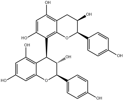 アフゼレキン-(4α->8)-エピアフゼレキン 化学構造式