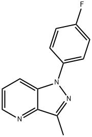 1H-Pyrazolo[4,3-b]pyridine, 1-(4-fluorophenyl)-3-methyl- Structure