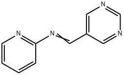2-Pyridinamine, N-(5-pyrimidinylmethylene)- Struktur