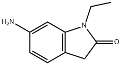 6-amino-1-ethyl-2,3-dihydro-1H-indol-2-one 结构式