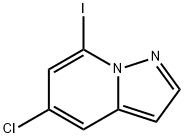 Pyrazolo[1,5-a]pyridine, 5-chloro-7-iodo- Struktur