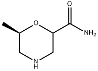 2-Morpholinecarboxamide,6-methyl-,(6R)- Struktur