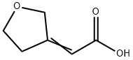 Acetic acid, 2-(dihydro-3(2H)-furanylidene)- Struktur