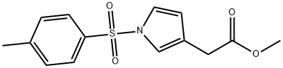 1H-Pyrrole-3-acetic acid, 1-[(4-methylphenyl)sulfonyl]-, methyl ester Structure