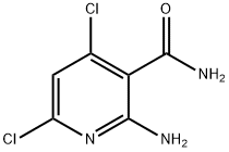 3-Pyridinecarboxamide, 2-amino-4,6-dichloro- Struktur