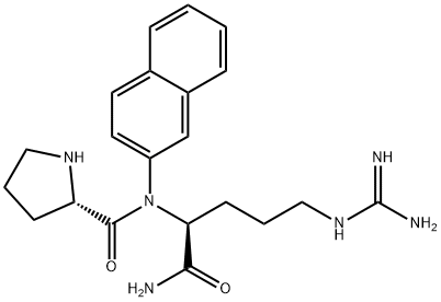 H-Pro-Arg-βNA · HCl Structure